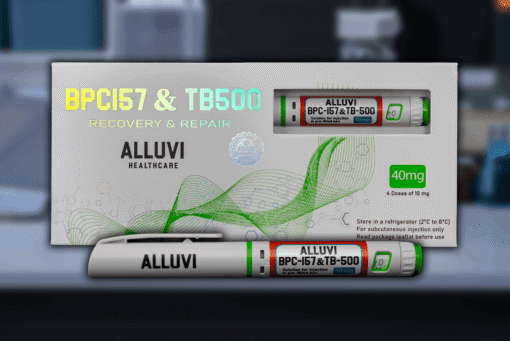 alluvi bpc-157 & tb-500 40mg BPC-157&TB-500 Lot #:Lot #: N95A1MQ10/0428 liberty peptides bpc 157 containers